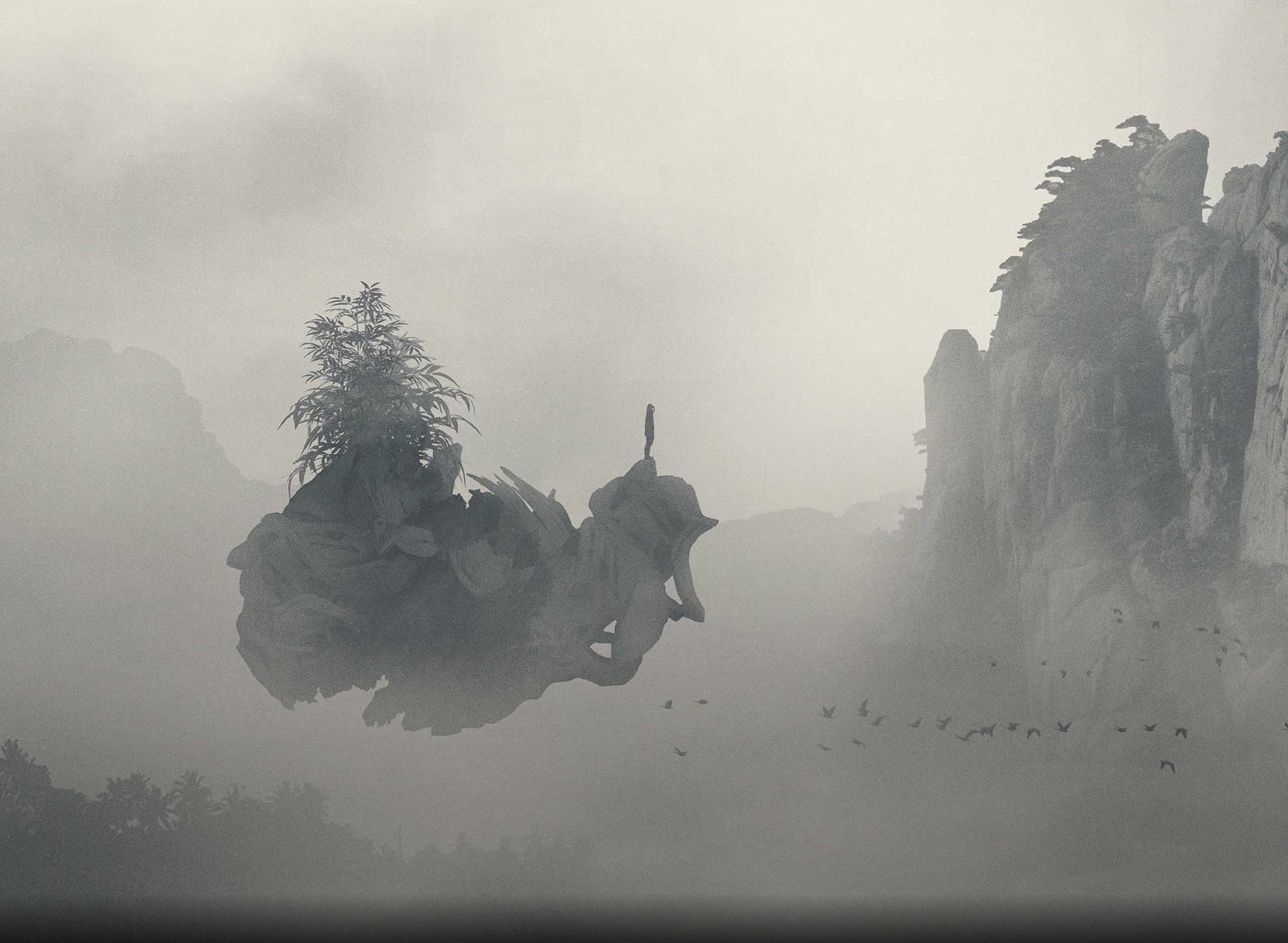 Mini people in the jungle